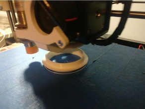 2 pollici con canali via cavo scrivania occhiello computer 3d print model - Mito3D