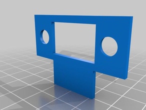 recessed door strike household 3d print model - Mito3D