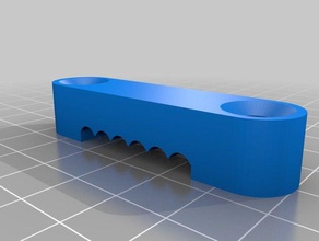 suporte 6 vias cat5e Teile angepasst 3d print model - Mito3D
