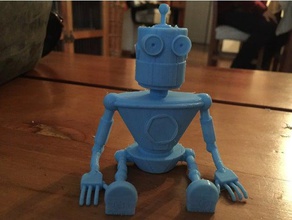 basic robot desktop model robots character robotics 3d print model - Mito3D