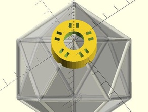icosahedron jig math art soldering welding 3d print model - Mito3D