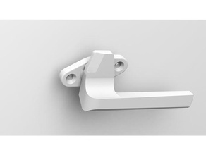 basement window latch replacement parts part reverse engineering 3d print model - Mito3D