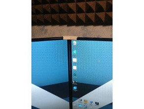 monitor doble clip acer r240hy equipo 3d print model - Mito3D