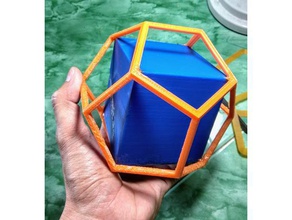 h&igravenh 12 mt b&ecircn trong c&oacute khi lp phng dodecaedro matemáticas 3d print model - Mito3D