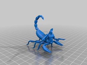 scorpion lord re-posed model creatures 3d print model - Mito3D