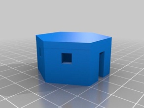 ottagono bunker 2 3 d stampa 3d print model - Mito3D
