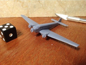junkers ju-52 transport-micro-Rüstung Spiele 3d print model - Mito3D