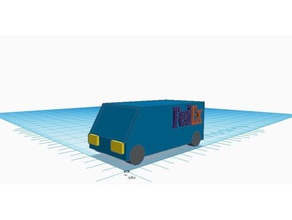 fedex kamyon 3d baskı 3d print model - Mito3D