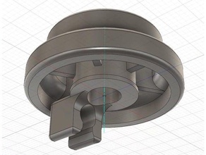 lave-vaisselle bac de la roue le remplacement pièces bosch fusion 360 neff pitsos siemens 3d print model - Mito3D