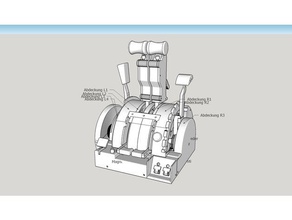 737 throttle quadrant bricolage 3d print model - Mito3D