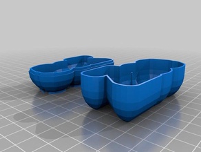 zoe box containers customized 3d print model - Mito3D
