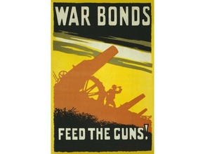wwi british homefront war bonds poster sign litho signs logos 3d print model - Mito3D