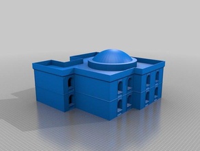 star wars légion moyen naboo maison passe-temps terrain 3d print model - Mito3D