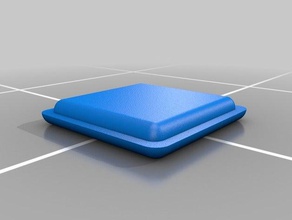 carré arrondi couvercle de la boîte les conteneurs rangement 3d print model - Mito3D