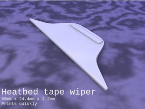 bed-tape wiping blade 3d printer accessories tool scraper 3d print model - Mito3D