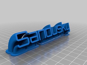 sandusky office personalizado 3d print model - Mito3D