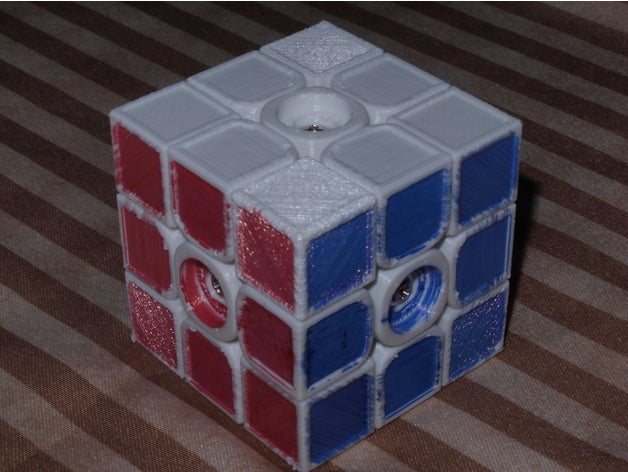 Impressos em 3d rubiks cube mki quebra-cabeças sinuoso do enigma 3D print model - Mito3D