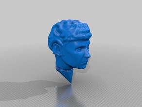 indiana jones action-Figur-Kopf fedora - Spielzeug Spiele 3d print model - Mito3D