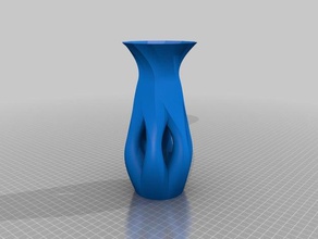 decorative vase decoration flower home decor 3d print model - Mito3D