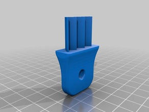 papel toalla dispensador de clave tipo waffle reemplazo partes creality ender 3 ender3 3d print model - Mito3D