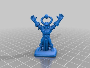 heroquest chaos mage toy game accessories 3d print model - Mito3D
