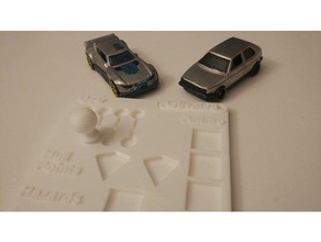 gaslands Fahrzeug Würfel dashboard shifter) - Spielzeug Spiel Zubehör 3d print model - Mito3D