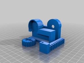 lineal servo 3d impresión 3d print model - Mito3D