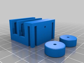 ikea samla roue extension les conteneurs boîte de rangement 3d print model - Mito3D