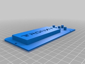 tronxy p802 ma lcd filler panel 3d printer parts 3d print model - Mito3D