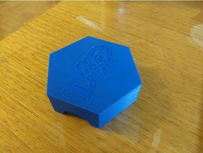 d&d dice case box 2mm thicker walls hobby dnd 3d print model - Mito3D