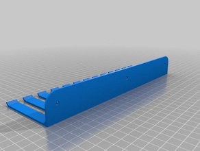 12 slots-Kabel-organizer tool Inhaber - Boxen angepasst 3d print model - Mito3D