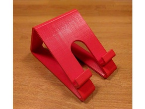 low angle phone stand mobile testing 3d print model - Mito3D