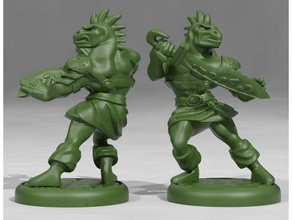 wild dragonborn toy game accessories dd dnd dungeons dragons figure miniature miniatures tabletop wargaming 3d print model - Mito3D