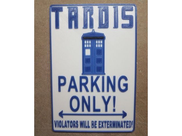 tardis parking other doctorwho 3D print model - Mito3D