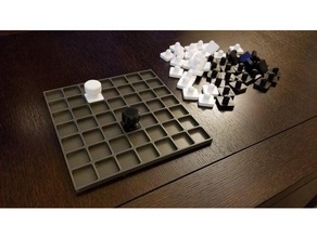 isolation board game games 3d print model - Mito3D