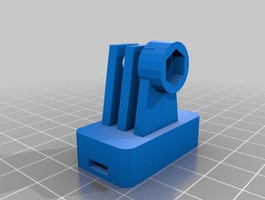 gopro quick-release-Stativgewinde Kamera 3d print model - Mito3D