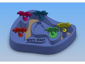 playa blanca rjh otros de la vela titular decoración casa iluminación paramétrico 3d print model - Mito3D