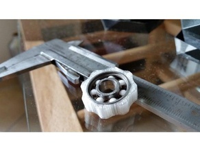 spinner 3d la impresión 608 cojinete rápido fidget fidgetspinner engranaje micro mini minimalista nano de impresora pequeño estilo super prueba juguete zen rodamiento 3d print model - Mito3D