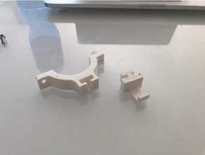 ikea adils desk legs clamp system theta mount household 3d print model - Mito3D