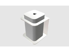 apple airport extreme&ndash wall mount 3d printing 3d print model - Mito3D