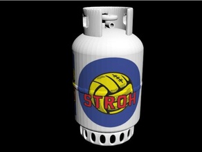 gas bottle models 3d print model - Mito3D