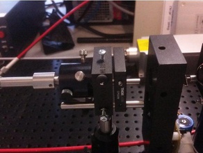 condenseur titulaire jusqu'à la photonique compatible thorlabs sm1 3d de l'impression 27 mm guide lumière source le mont l'optique polychrome système tige 3d print model - Mito3D