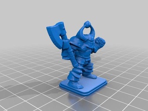 heroquest chaos warrior games 28mm boardgame boardgames dnd miniature frostgrave hero quest miniatures monster mordheim rpg tabletop wargaming warhammer 3d print model - Mito3D
