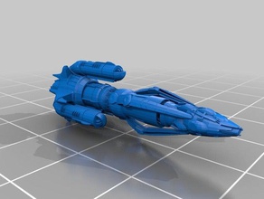 star trek krenim battleship 3d printing 3d print model - Mito3D