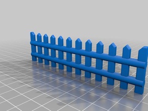 fence other 3d print model - Mito3D
