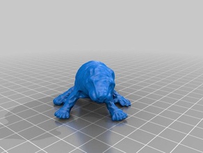 rat-taupe nu les animaux 3d print model - Mito3D