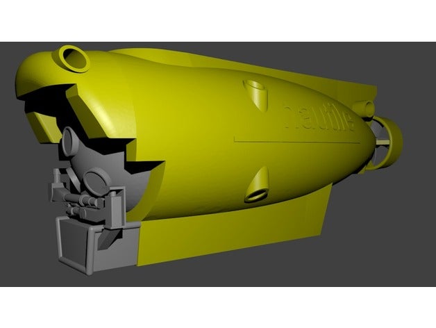 el nautile los vehículos 3D print model - Mito3D