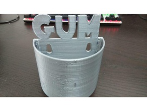 gum bin Bad container 3d print model - Mito3D