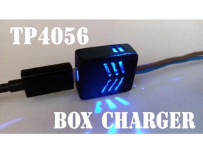 tp4056 box charger other liion 3d print model - Mito3D