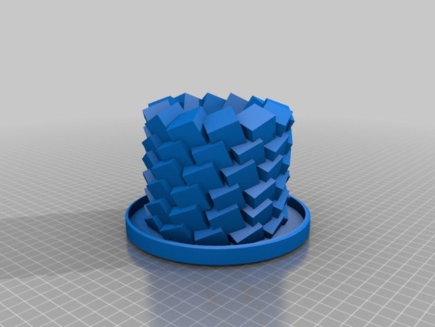 60 Plätze Pflanzer 3d drucken 3D print model - Mito3D
